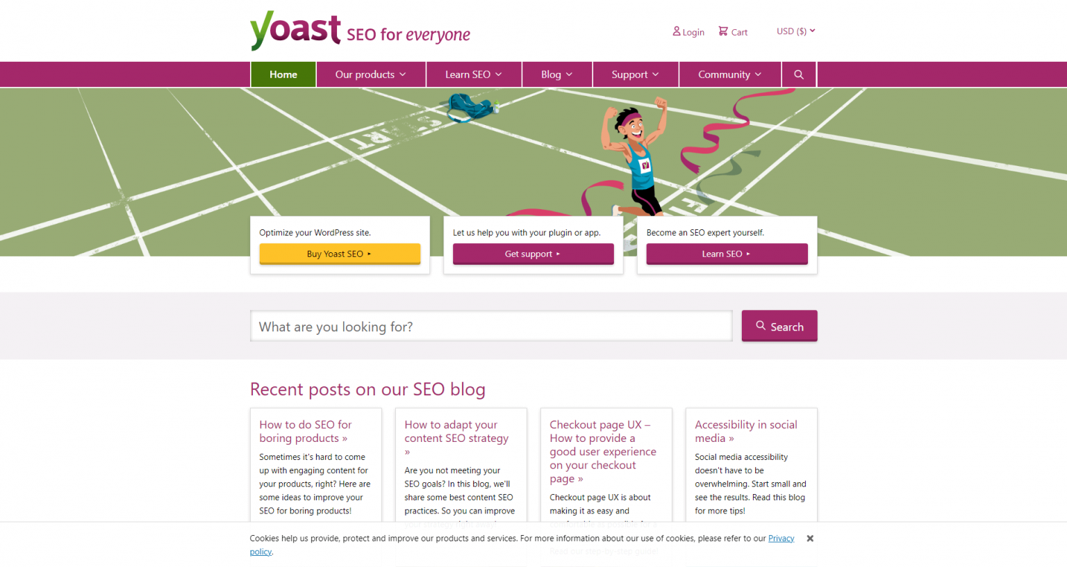 Yoast SEO Home Page
