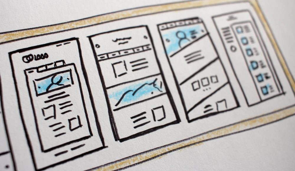 Drawing Of WordPress Website